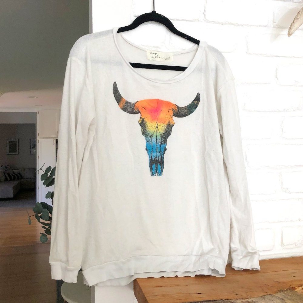 Vintage Havana Skull Long Sleeved Shirt